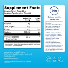 Vital Proteins Collagen Peptides Powder, Unflavored, 9.33 oz