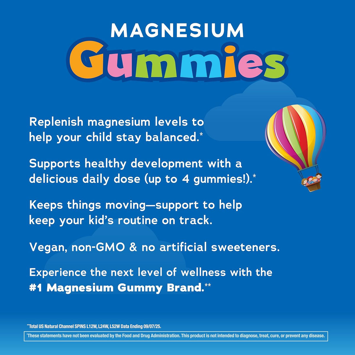 Natural Vitality CALM Magnesium Gummies, Raspberry Lemon, 120 Count