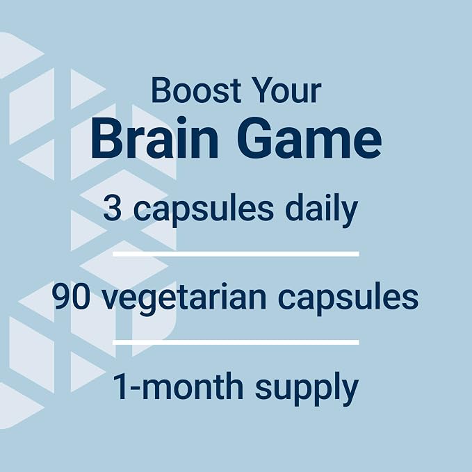 Neuro-Mag Magnesium L-Threonate 90 Vegetarian Capsules – Cognitive, Memory & Brain Health Support