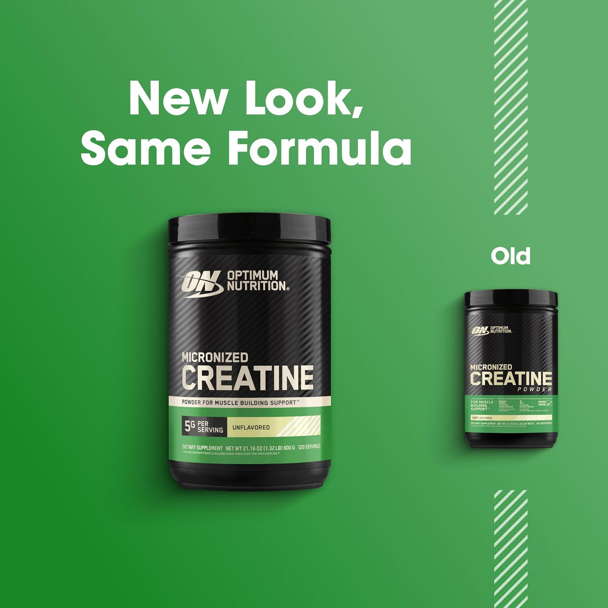 Optimum Nutrition Creatine Monohydrate Powder, 5g Micronized Creatine per Serving, Unflavored, 120 Servings