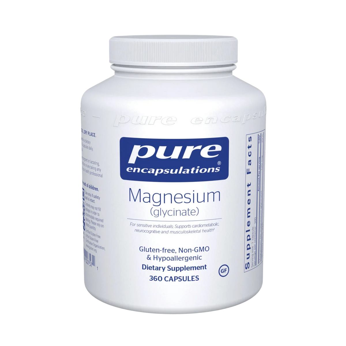 Pure Encapsulations Magnesium Glycinate 180 Capsules – Magnesium Supplement for Sleep, Relaxation, Muscle, Nerve & Heart Support