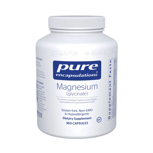 Pure Encapsulations Magnesium Glycinate 180 Capsules – Magnesium Supplement for Sleep, Relaxation, Muscle, Nerve & Heart Support